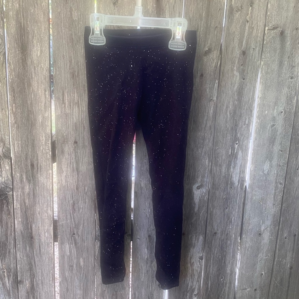 Cat and Jack black sparkle leggings 4t